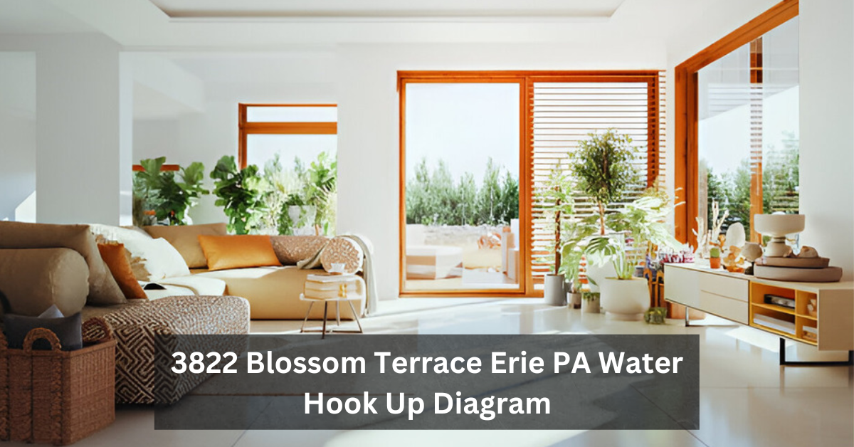 3822 Blossom Terrace Erie PA Water Hook Up Diagram