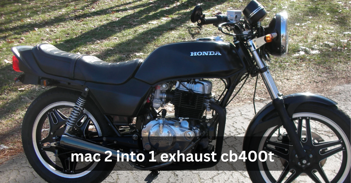 mac 2 into 1 exhaust cb400t